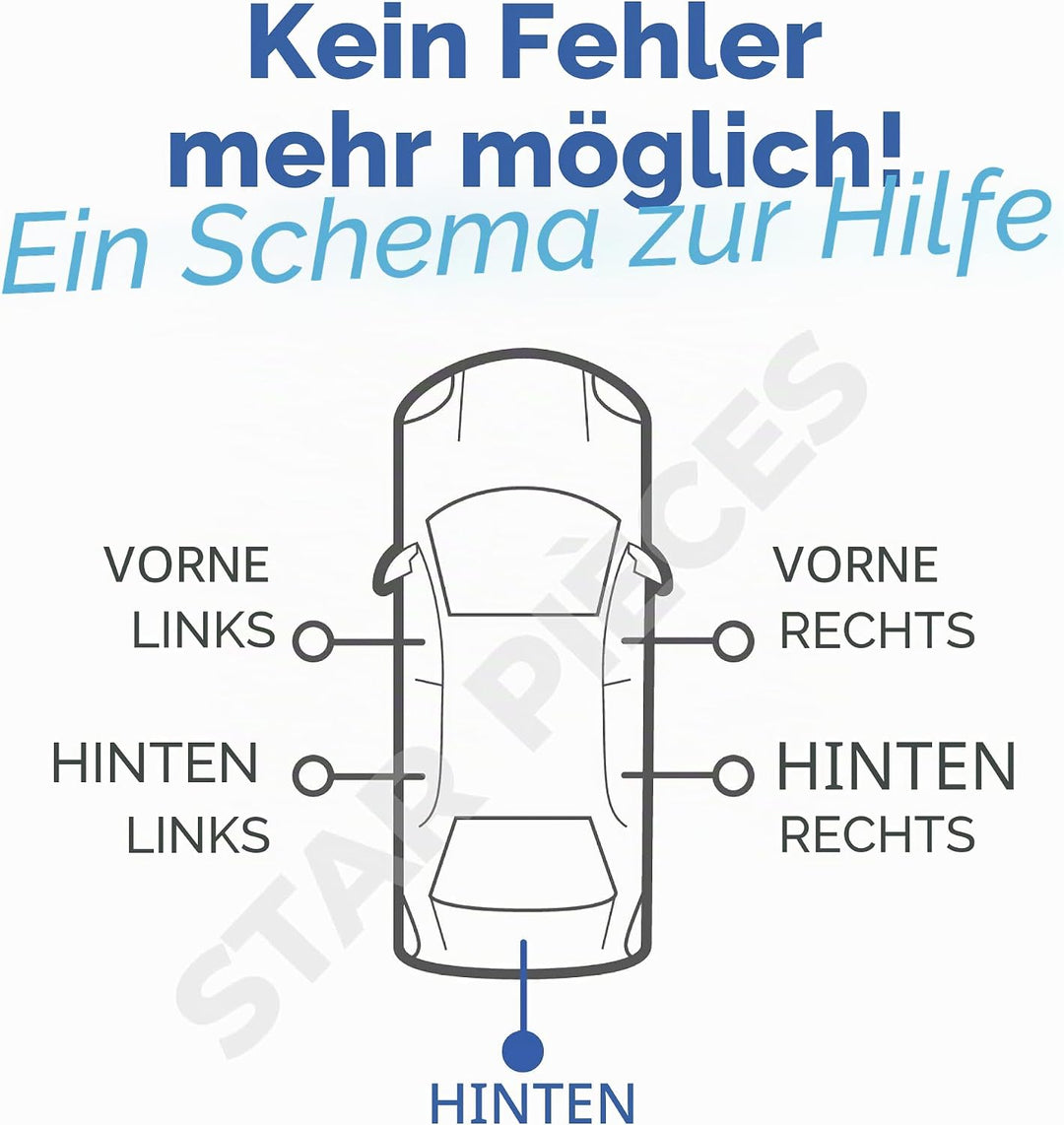 2 Heckklappendämpfer passend für Hyundai i30 (3 und 5 Türen) (2006-2012) Kofferraum Dämpfer | 817712