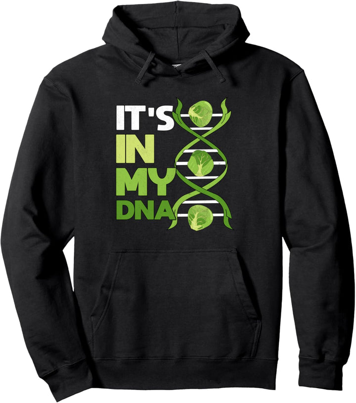 ITS IN MY DNA, Brüsseler Kohl, Rosenkohl Pullover Hoodie
