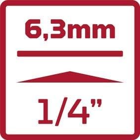 GEDORE red Bit-Knarre 1/4&