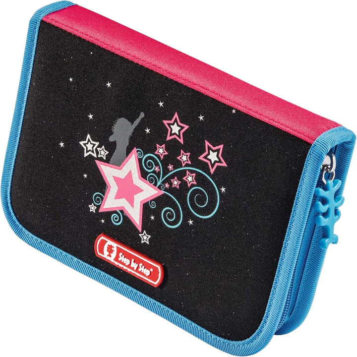 Step by Step Light 2 Schulranzen-Set 4tlg. Pink-schwarz, Pink-schwarz