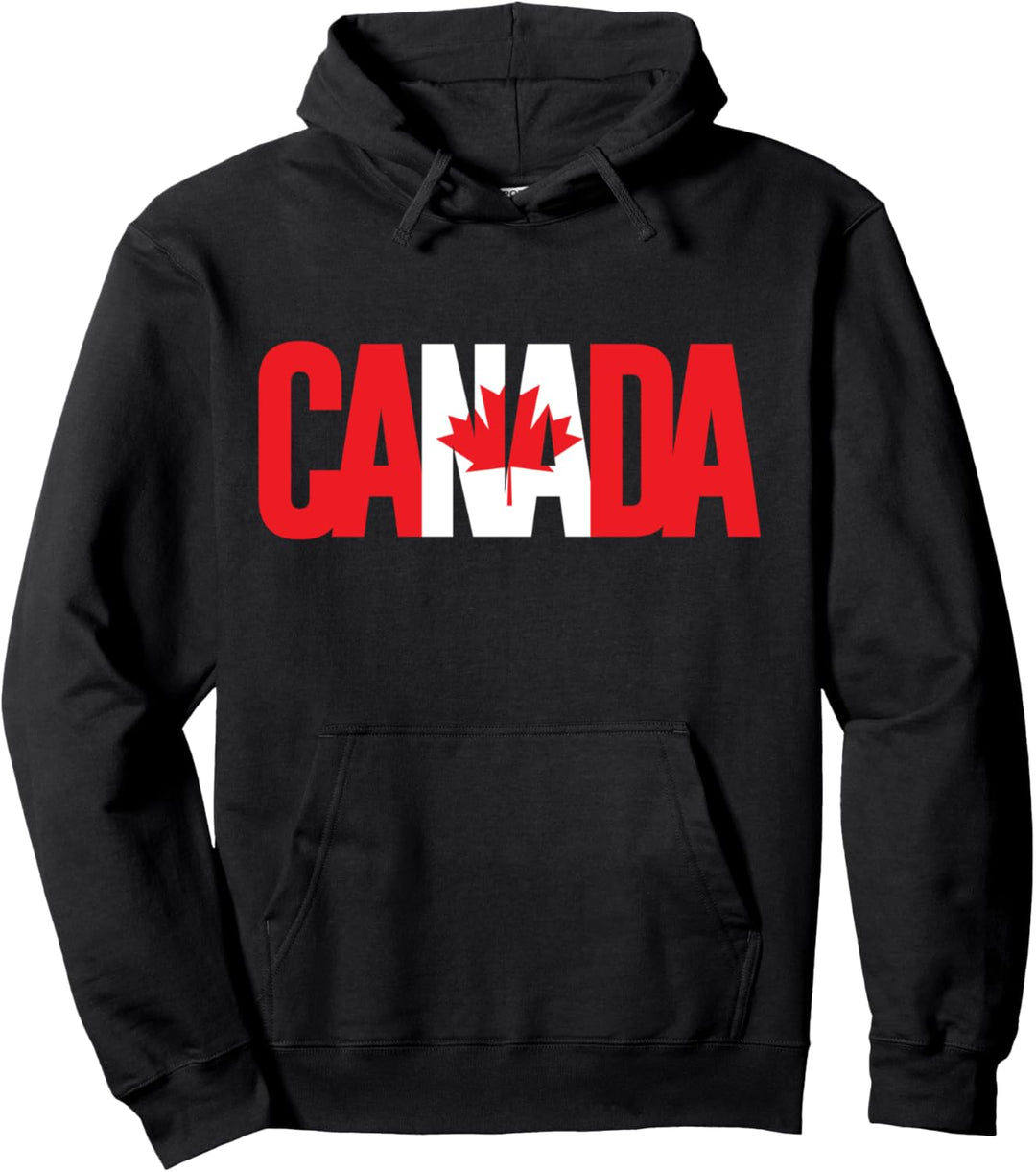 Kanada Flagge Ahornblatt Canada Vintage Pullover Hoodie