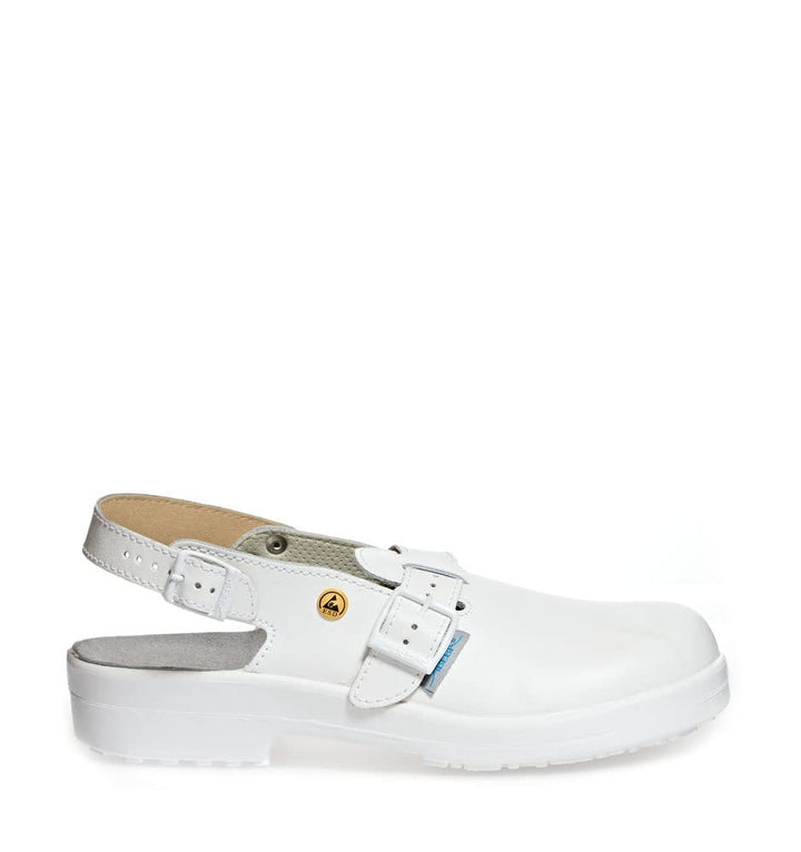 ABEBA 31000-36 ESD - Sicherheitsschuh Classic - Arbeitsclog - Genarbtes Leder - Klimaklasse 1 - mit
