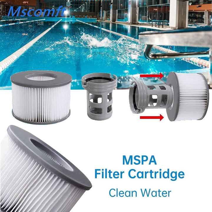 Mspa Filterkartusche für Filter,mspa Filter kompatibel mit MSpa Modelle ab 2020,Wasserfilter für hei