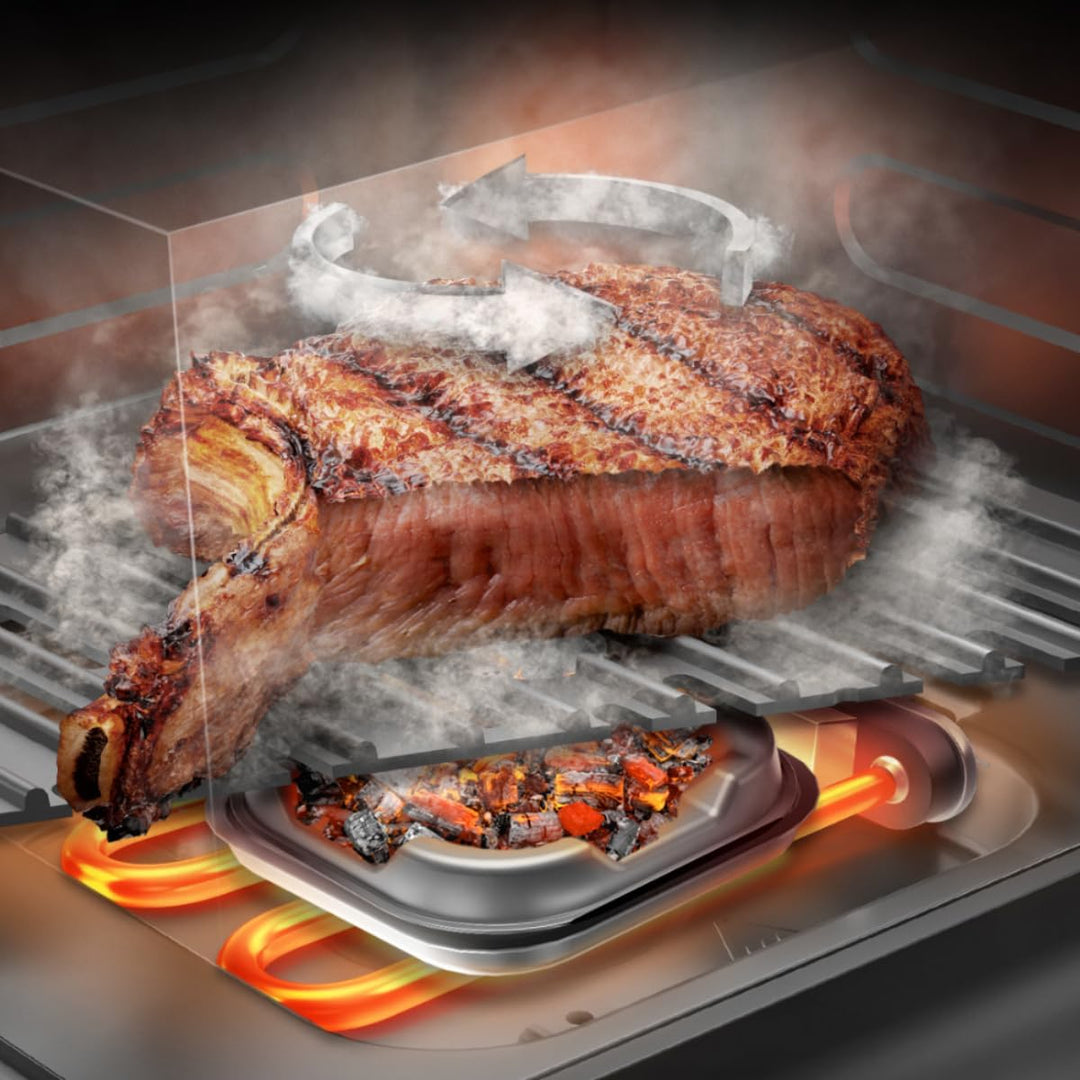 Cecotec Heissluftfritteuse ohne Öl - 10L - Grill - Doppelwiderstand - Integrierter Smoker - Air Frye