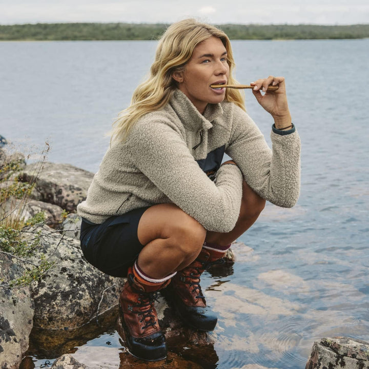 Lundhags Flok Wool Pile Women L sand, L sand