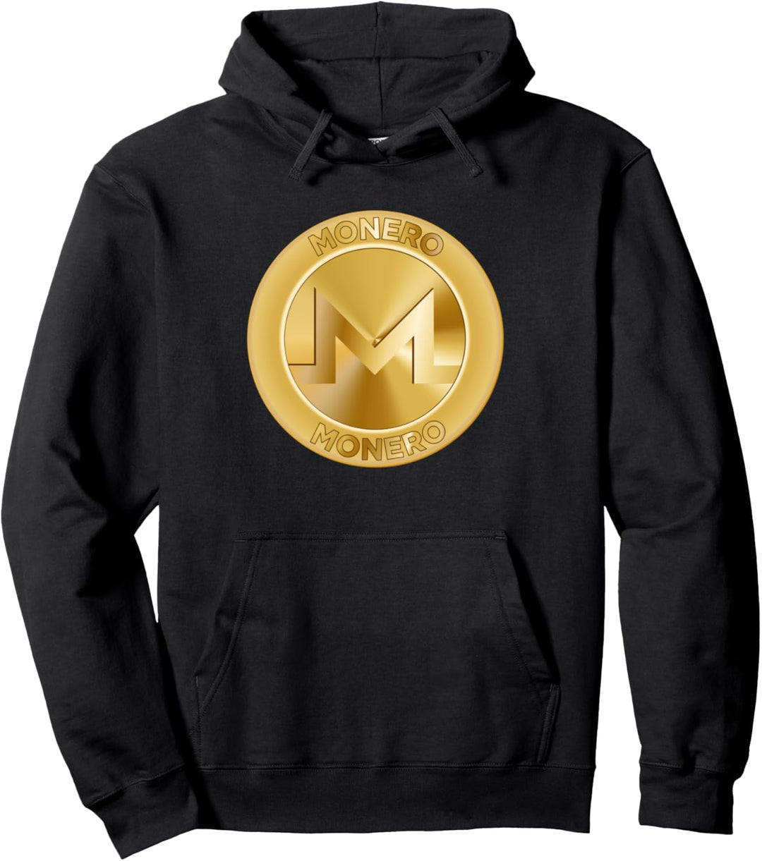 Monero XMR Cryptocurrency Logo Image Pullover Hoodie
