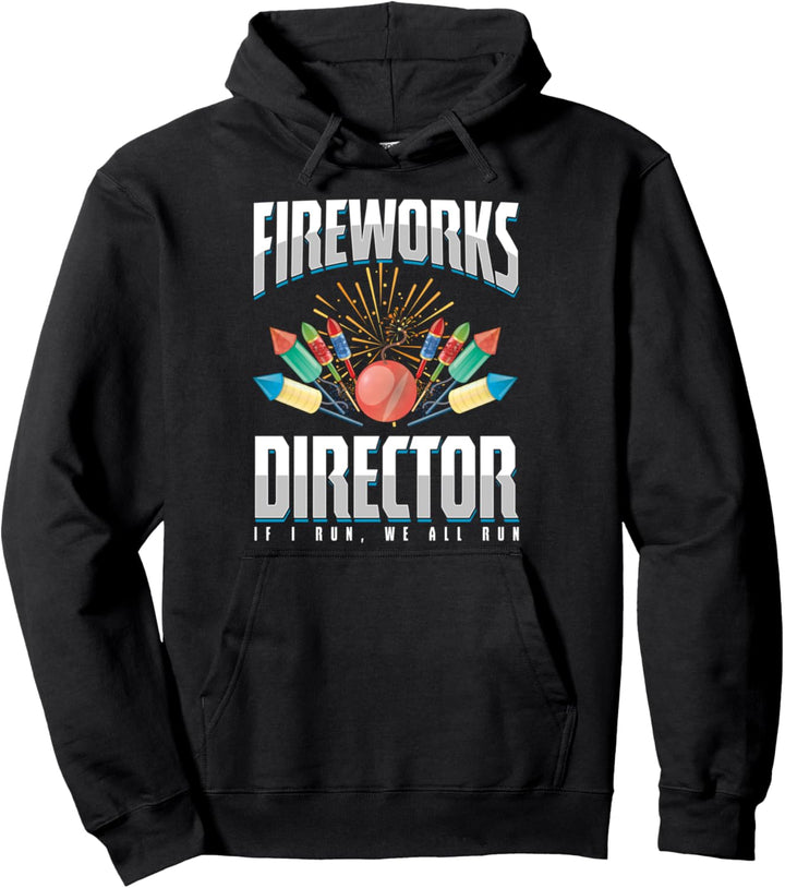 Direktor Feuerwerk Leiter Wenn Ich Renne Rennst Du Auch Pullover Hoodie