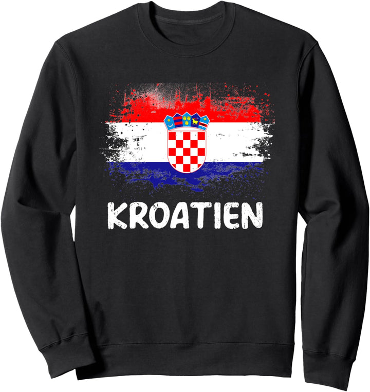 Kroatien Flagge Croatia Fahne Fan Geschenk Sweatshirt