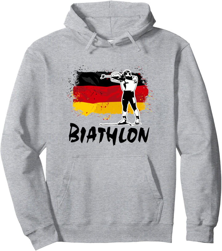 Biathlon Skisport Kapuzenpulli Pullover Hoodie