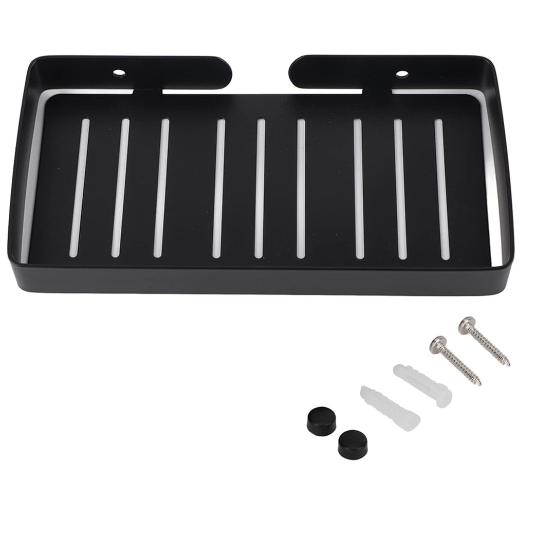 Bad-Regal-Lagerung, Wandhalterung Edelstahl Halter Abflussregal Regal, Combo Organizer Korb für Bad