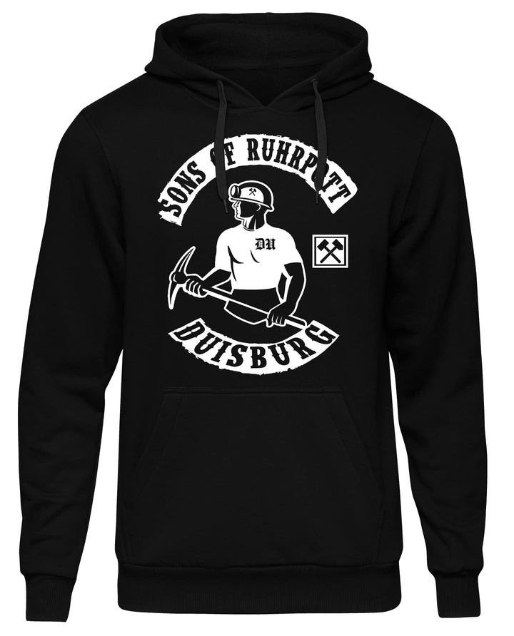 Duisburg Herren Kapuzenpullover | Ruhrpott Geschenke Männer - Ruhrpott Pullover - Glück auf - Zeche