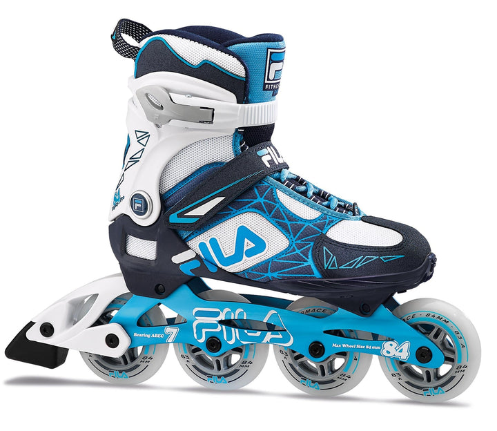 FILA Damen Legacy Pro 84 Inline Skate 42.5 BL/WHT/LBL, 42.5 BL/WHT/LBL