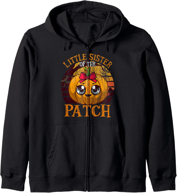 Kleine Schwester der Patch-Familie Gruppe Halloween Kapuzenjacke