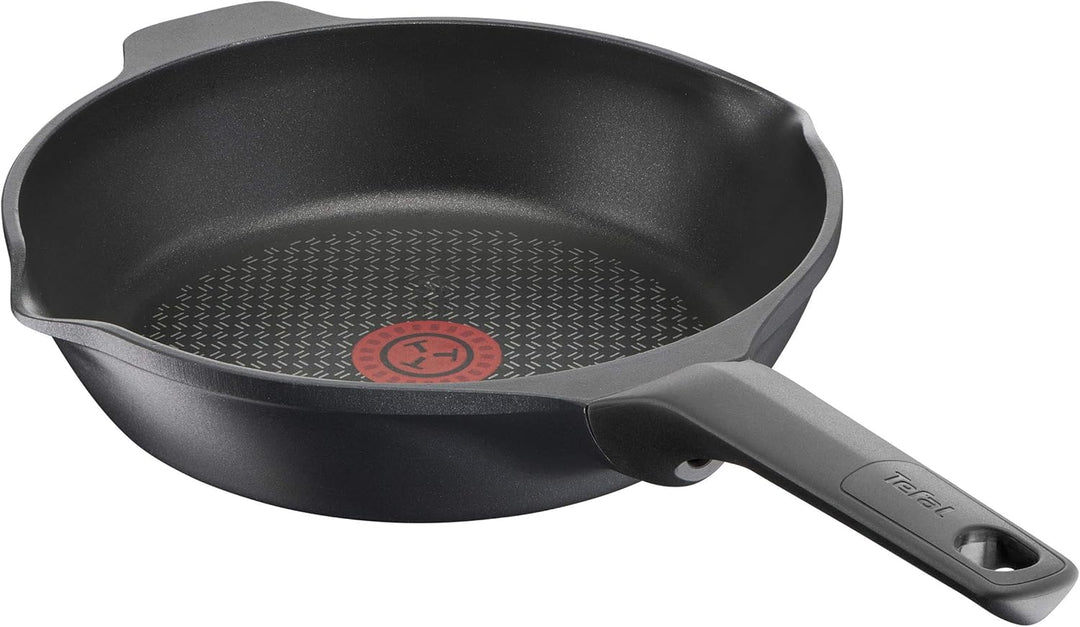 Tefal Aroma 3er Set Pfannen: 3 Pfannen 22/24/26 cm aus Aluminiumguss, Titan Beschichtung, Antihaft-P