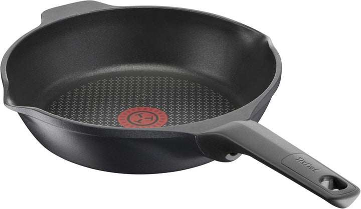 Tefal Aroma 3er Set Pfannen: 3 Pfannen 22/24/26 cm aus Aluminiumguss, Titan Beschichtung, Antihaft-P