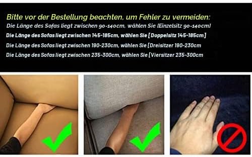 Dioche Elastischer Sofabezug für Ecksofas mit Halbinsel, 3-Sitzer 2-Sitzer, Sofabezug mit Halbinsel