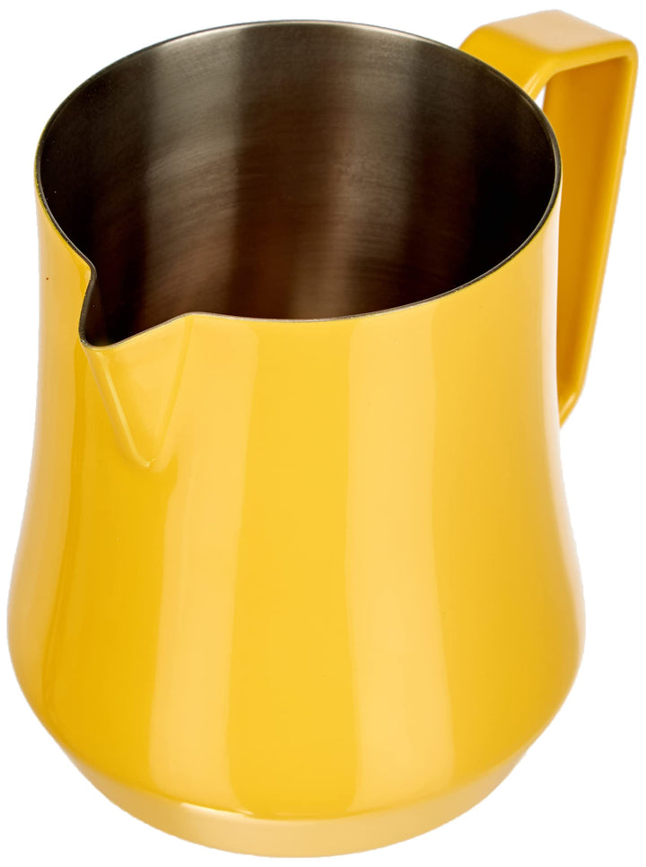 Motta 8007986042507 4250 Milchkännchen Tulip aus gelb beschichtetem Edelstahl 500 ml, Legierter Stah