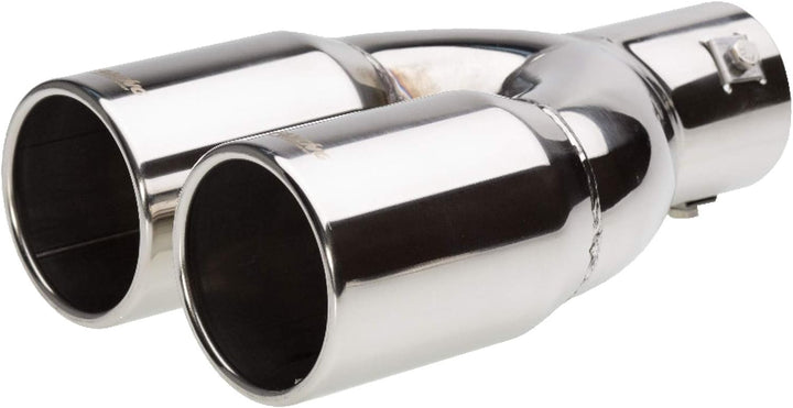 Simoni Racing TRX/60 Exhaust Tip Double Rounded, INOX
