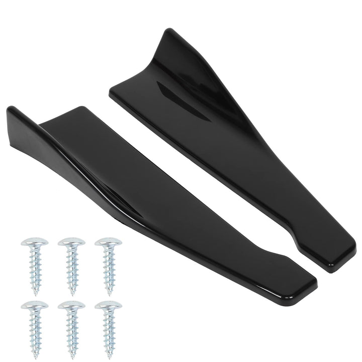 2pcs Auto Heckstossstange Lip Diffusor, Universal Auto Seitenkotflügel Rock Winglet Diffusor für Aut