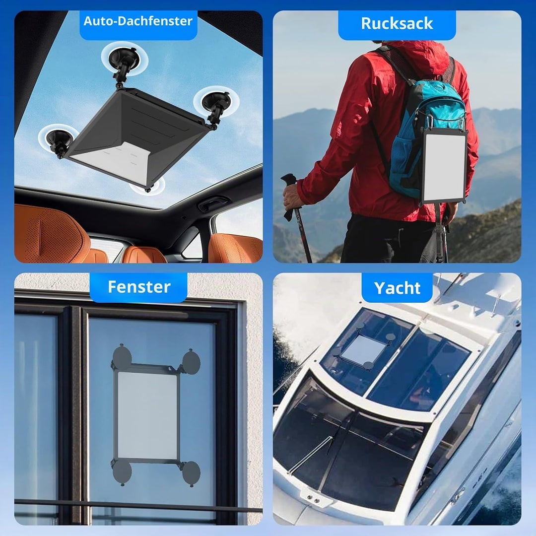 JCrunaway Starlink Mini Saugnapfhalterung,Starlink Mini Halterung Autohalterung Saugnapf Fensterhalt