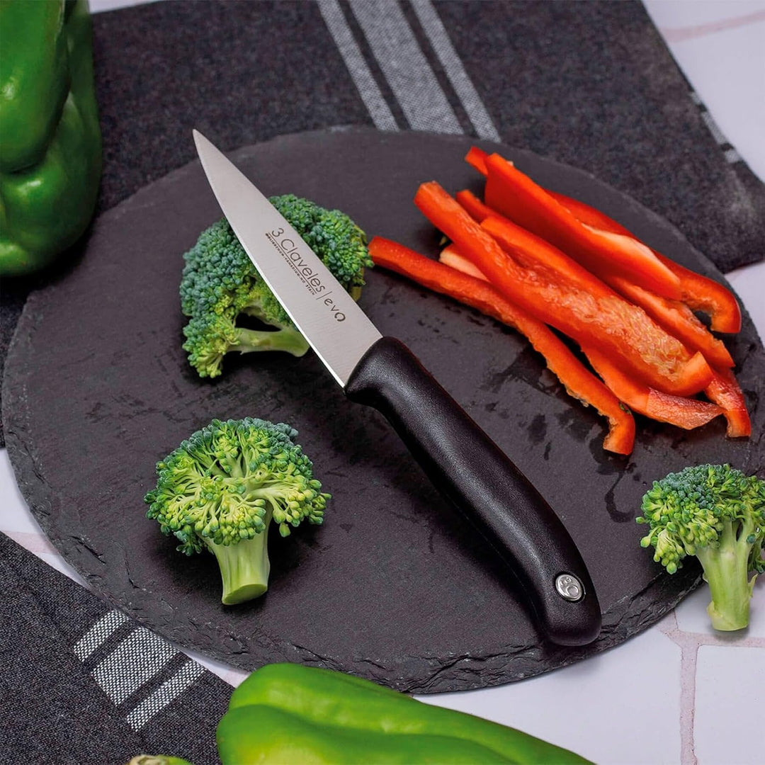 EVO POLIPROPYLENE HANDLE SANTOKU HOLLOW EDGE KNIFE 18 cm - 7" E 3C