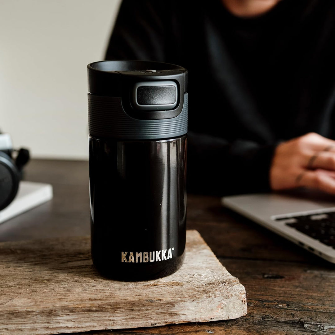 Kambukka Thermobecher 300ml - Kaffeebecher to go aus Edelstahl - Auslaufsicher & dicht - Isolierbech