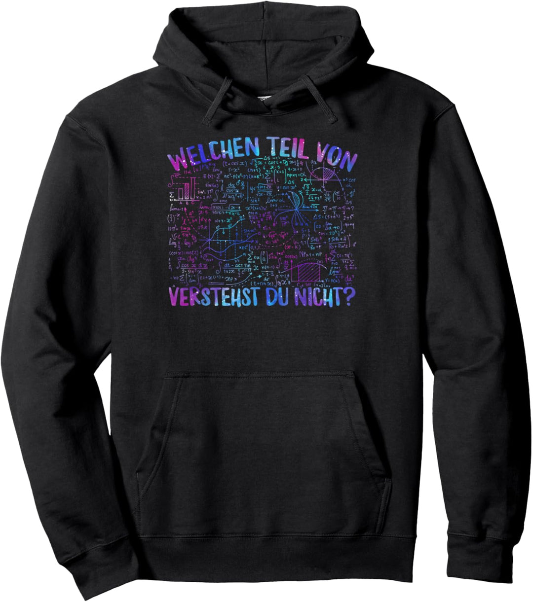 Mathematik Algebra Welchen Teil von Mathe verstehst Lustiges Pullover Hoodie