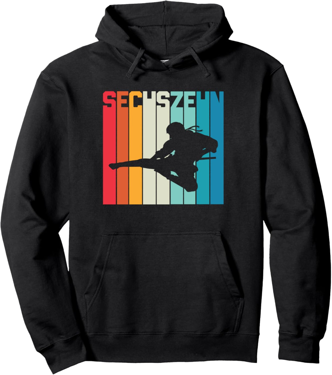 16. Geburtstag Cooles Ninja 16 Jahre Jungen Mädchen Pullover Hoodie