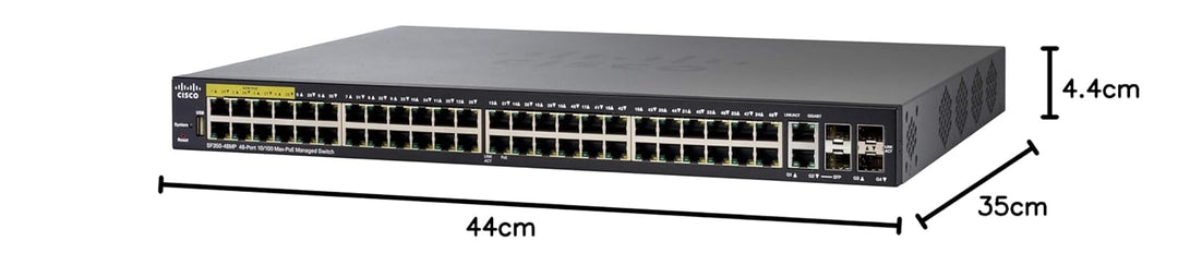 Cisco SF350-48MP SF350-48MP-K9-UK, 48 Port, 10/100 PoE Managed Switch