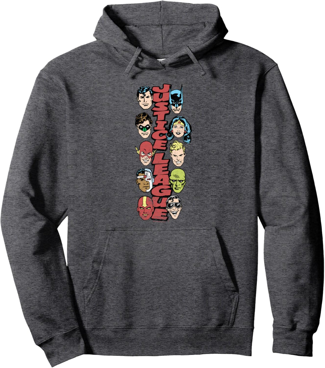 Justice League Stacked Justice Pullover Hoodie