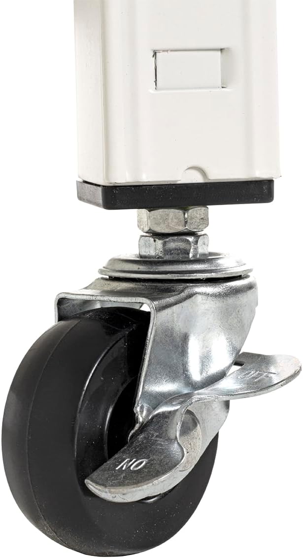 HAKU Möbel Servierwagen, weiss, Metall - Masse: B 50 x H 75 x T 32 cm, Style: Modern, Weiß