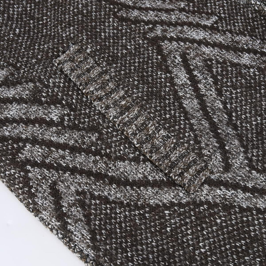 Herren Strickjacke Festival Cardigan Warm Trachtenjacke Mode Schlichter Pullover Langarm Sweatjacke