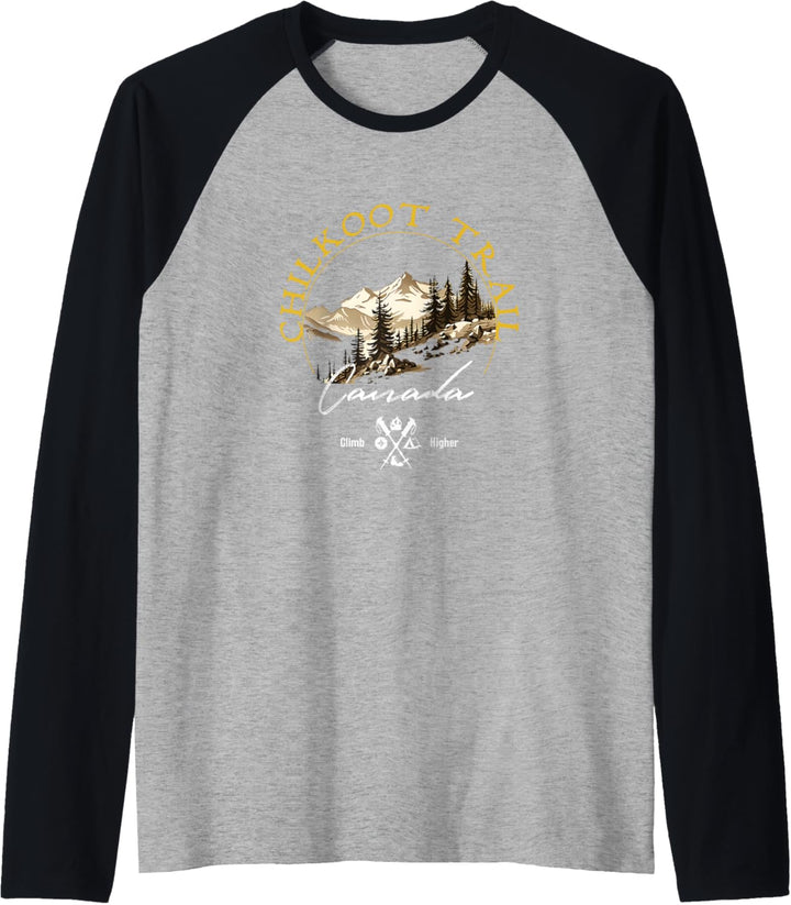 Chilkoot Trail Retro-Vintage-Kleidung Chilkoot Trail Souvenir Raglan