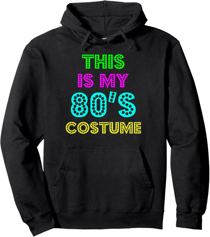 80er Achtziger Costume Pullover Hoodie