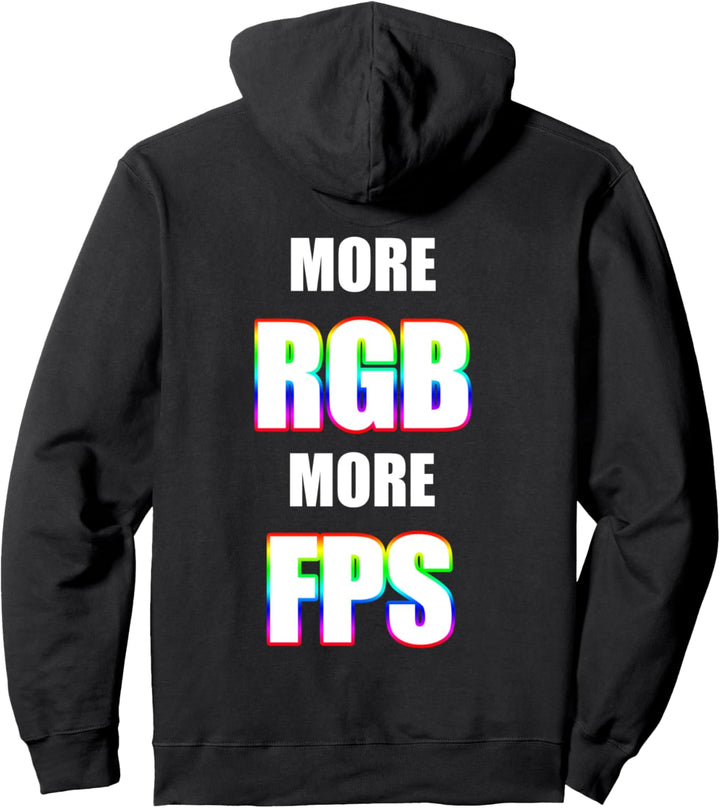 Mehr RGB Mehr FPS I Lustiger Gamer Zocker Spruch Pullover Hoodie