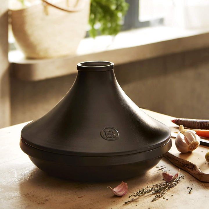 Emile Henry EH7A9567 Tajine aus Keramik, 2 l, für Induktion, Durchmesser 26 cm, 4 bis 6 Personen, Fa