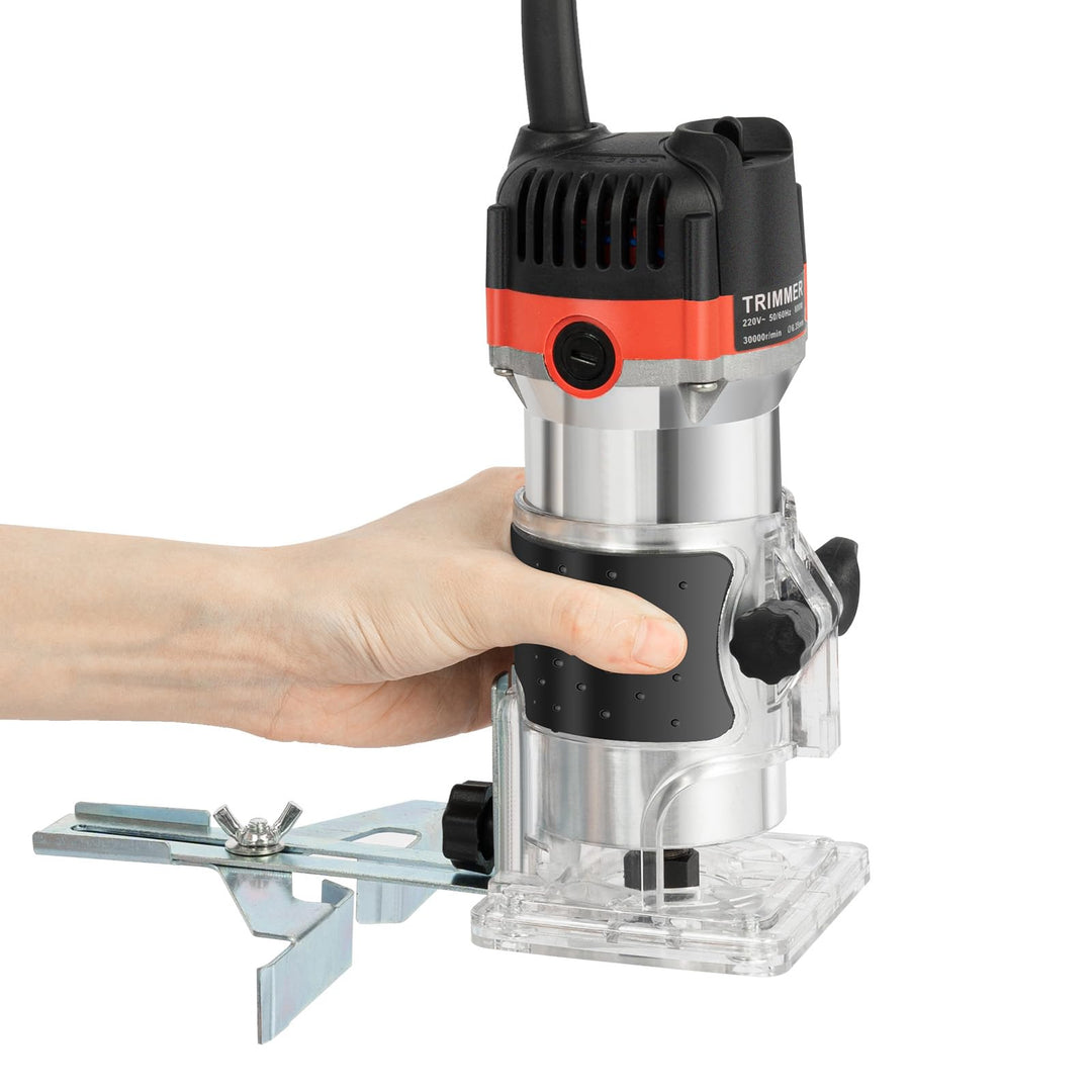 Oberfräse Electric Hand Trimmer Kantenfräse Fräse Holzfräse Einhandfräse Fräsen Holzfräser Tool 800W