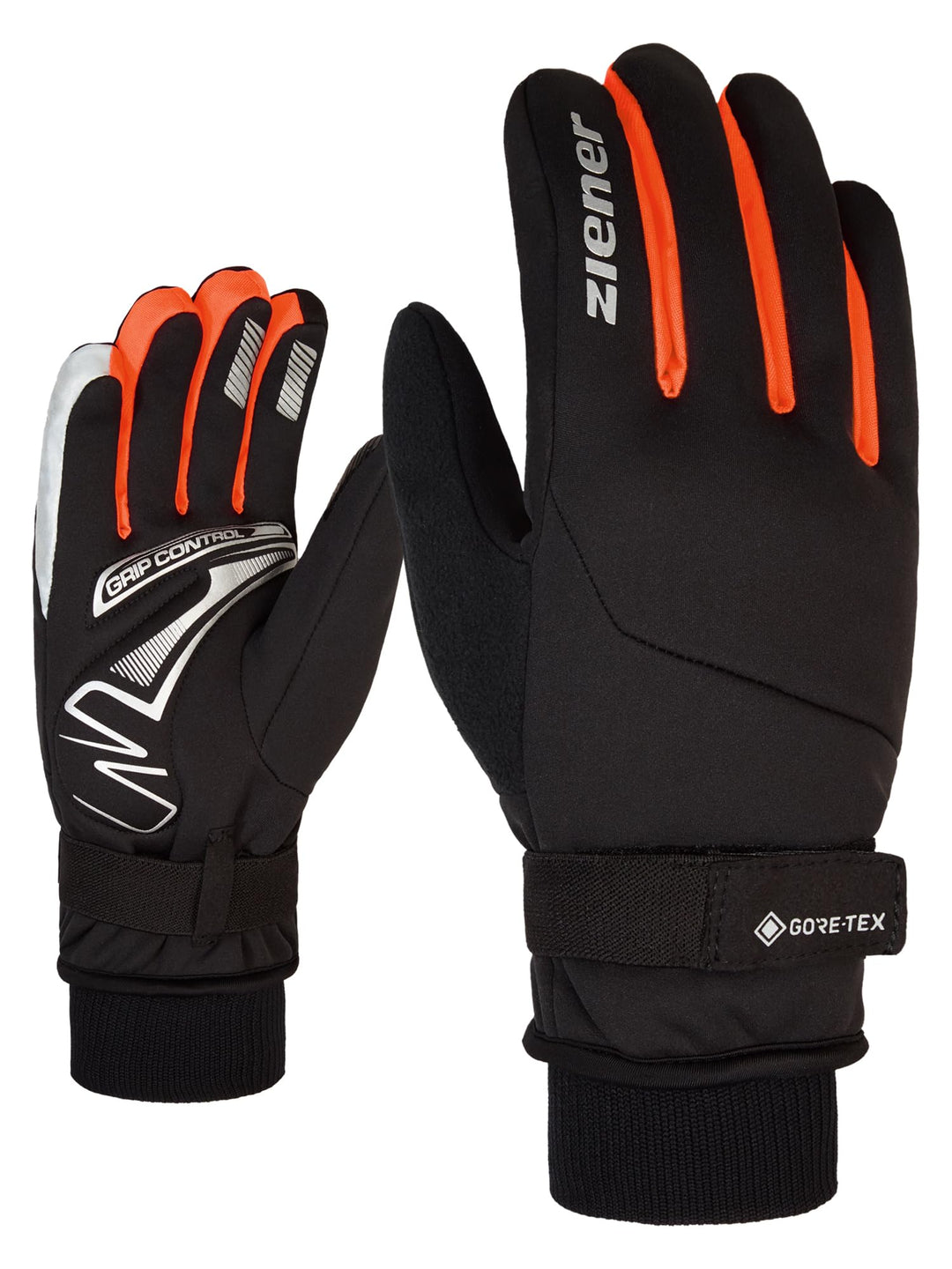 Ziener Erwachsene SMU 18-Bike 199 GTX(R) Glove Fahrrad Poison orange 8.5, Poison orange 8.5