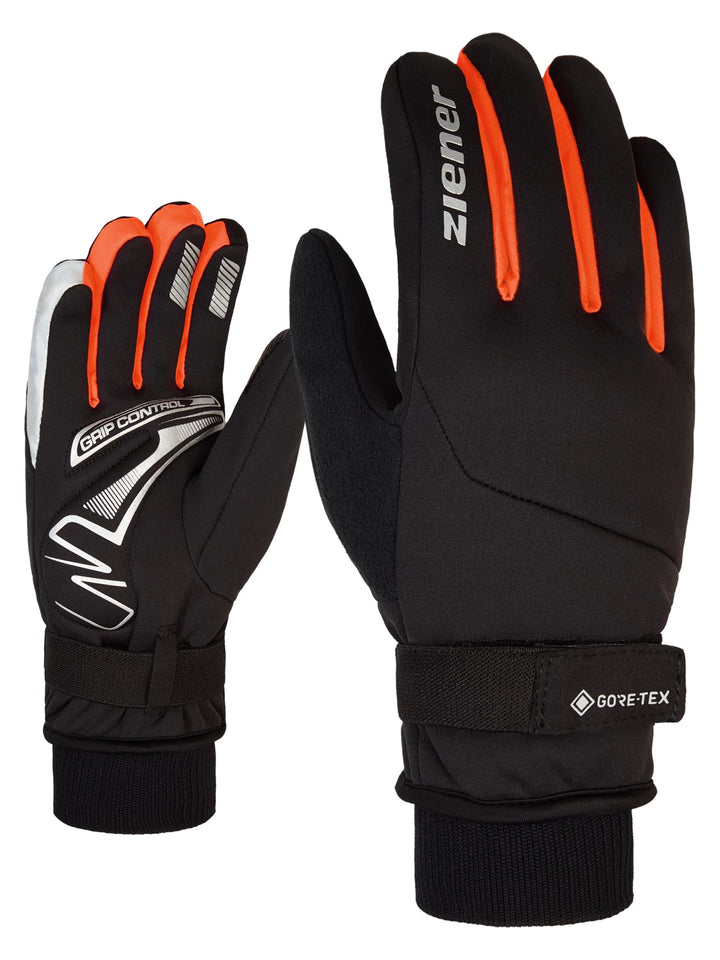 Ziener Erwachsene SMU 18-Bike 199 GTX(R) Glove Fahrrad Poison orange 8.5, Poison orange 8.5