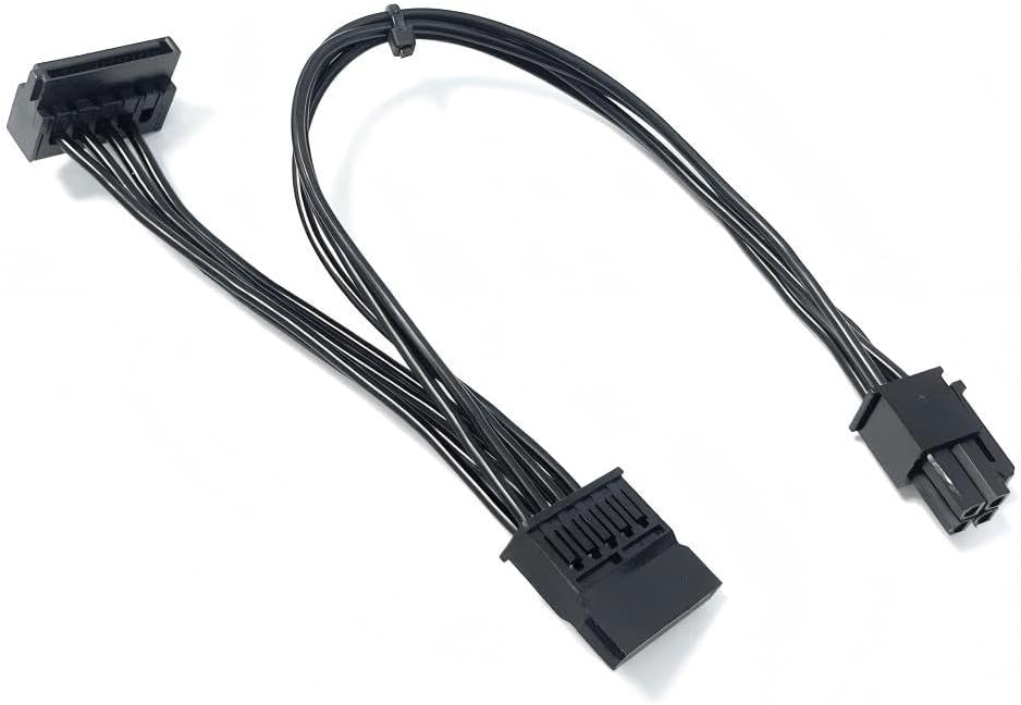 JINTAI Netzteil Ladegerät DC Power Kabel für HP M01 N01 S01 TE01 TG01 TP01 PWR(2 * 2) TO 2 SATA 15p