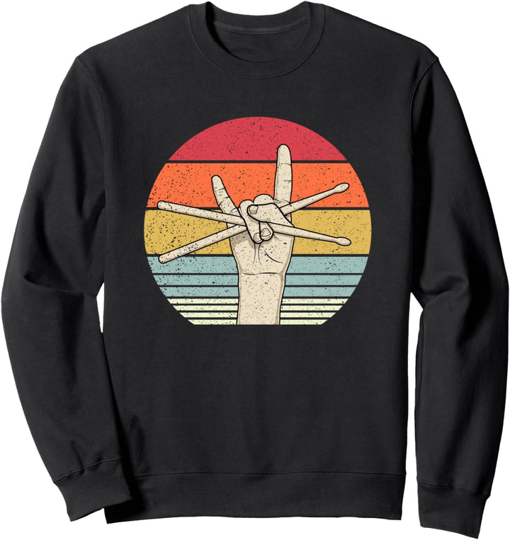 Schlagzeuger Percussionist Drum Player Rock & Roll Geschenk Sweatshirt