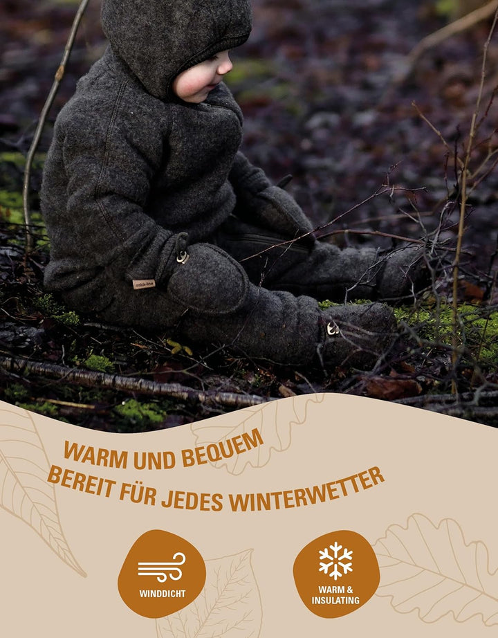 Mikk-line Wollhandschuhe Kinder | Handschuhe Kinder | Handschuhe Wolle Kinder | Wärme Kinder Handsch