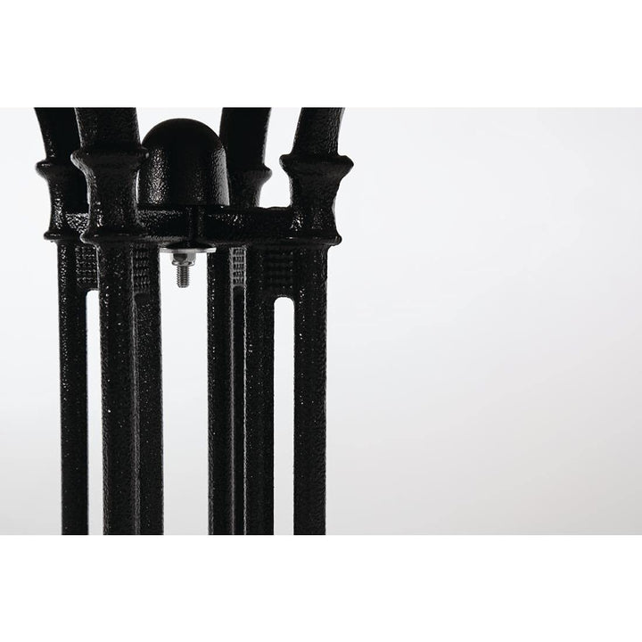 Bolero Dekorativer Tischfuss, Schwarz, Gusseisen, 720(H)x620(B)mm. Gewicht: 15 kg, für den Innen- un