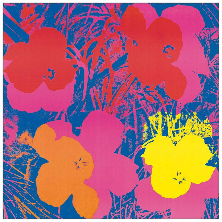 Artopweb TW22033 Warhol - Flowers, 1970 Dekorative Paneele, Multifarbiert, 30x30 Cm