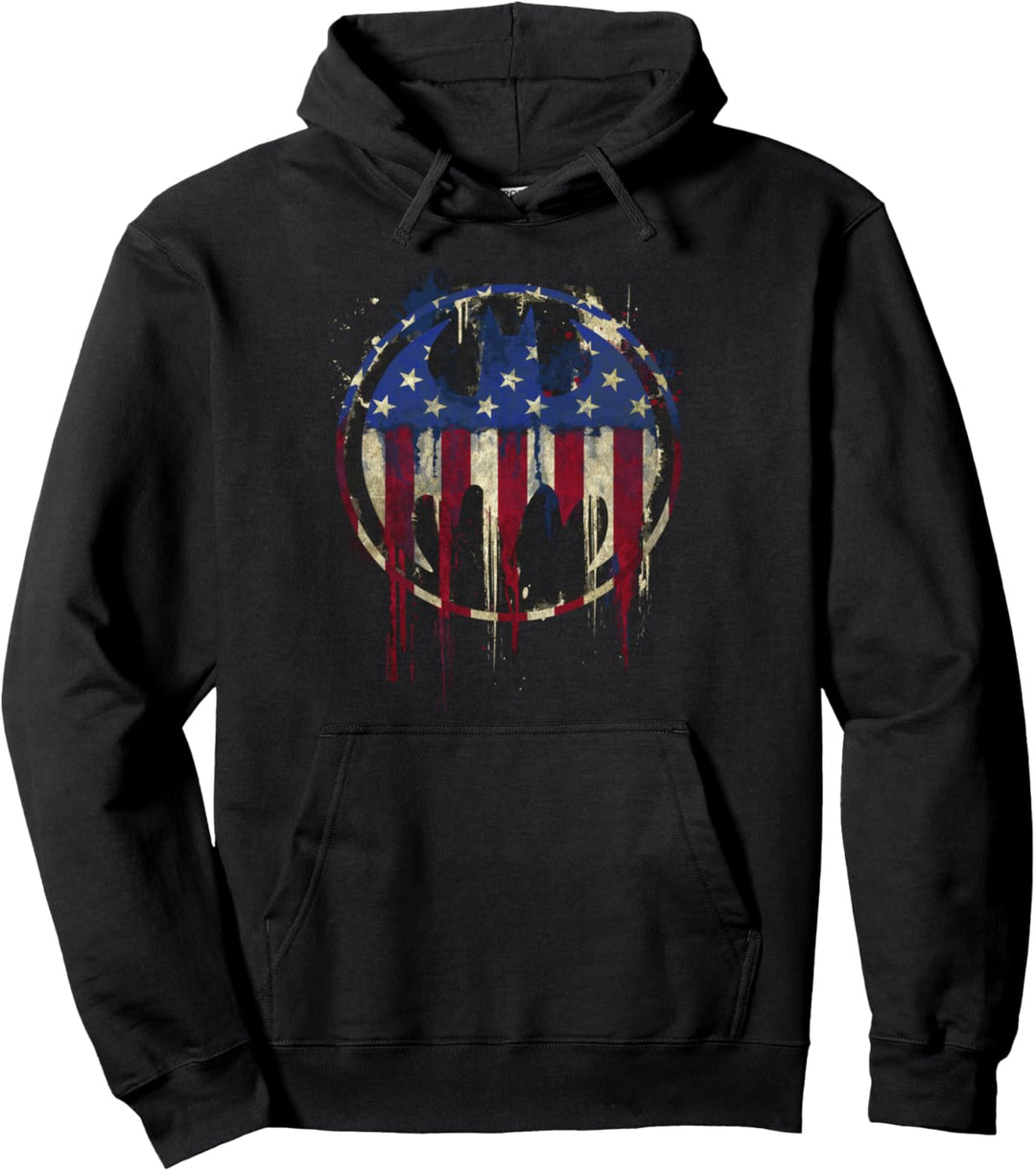 Batman Bleeding Signal Pullover Hoodie