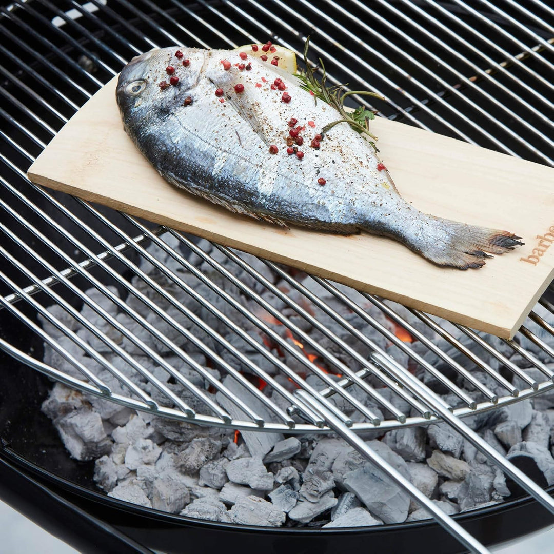 barbecook 2er Set Grillbretter aus Zedernholz zum Grillen und Raeuchern Fuer EIN besonderes Aroma be