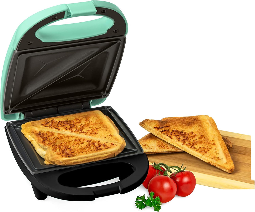 Nostalgia MyMini Persönlicher Sandwichmaker, Antihaft-Panini-Presse, Pizza-Taschen, Quesadillas, Min