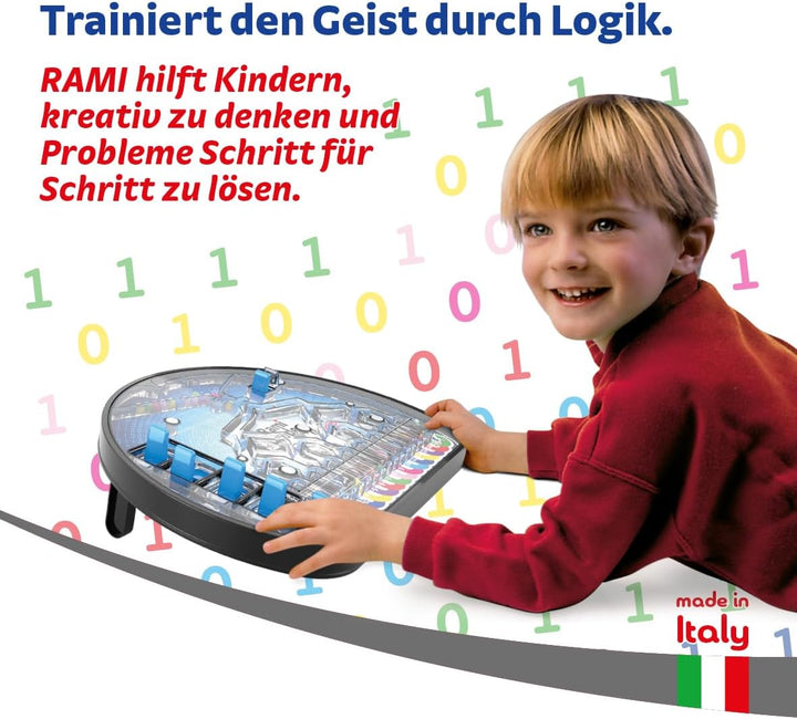 Quercetti 1015 Quercetti-1015 Rami Educational Binary Code Game-STEM Toy, Multi-Colore