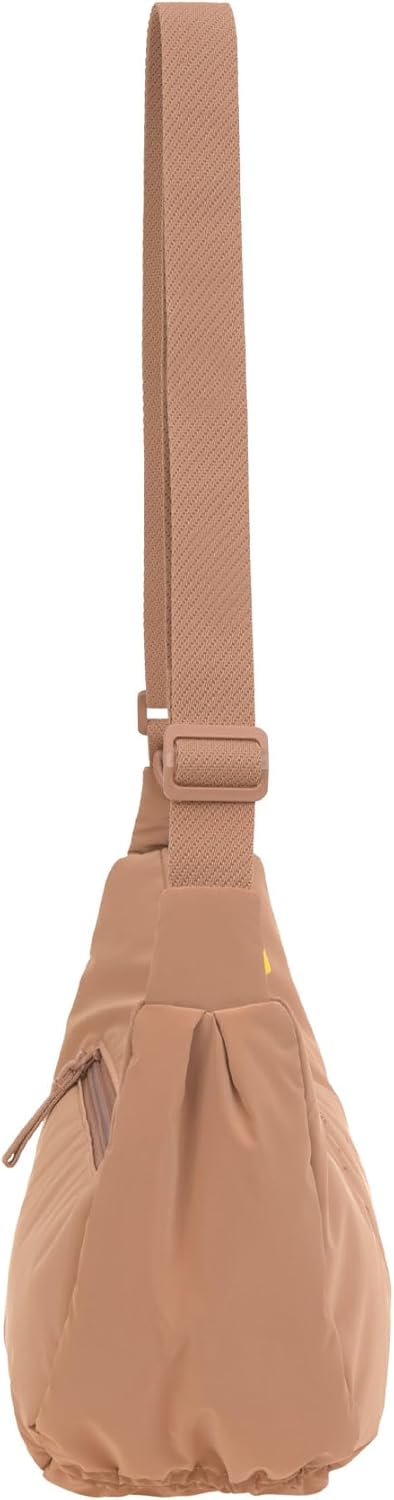 LÄSSIG Wickeltasche Umhängetasche inkl. Kinderwagenbefestigung/Stretch Up Bum Bag Braun, Braun