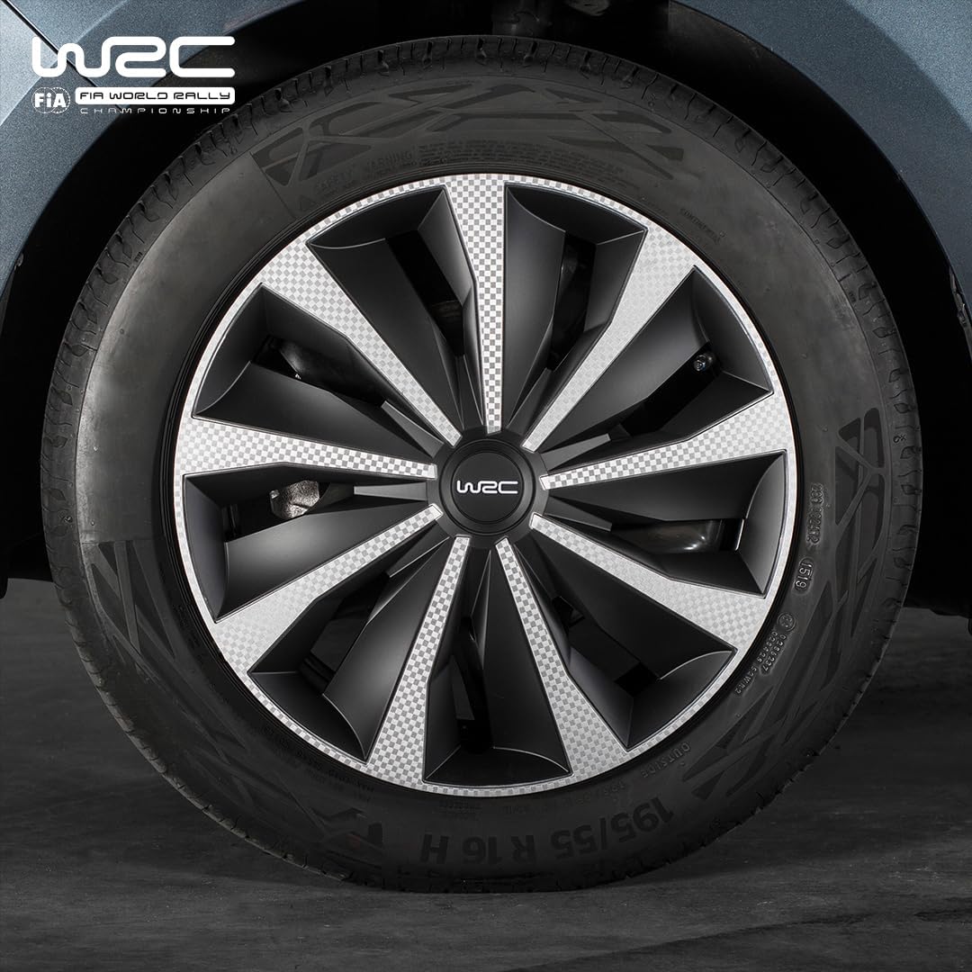 WRC Box Radkappen 15" Carbon Style 15 Pouces, 15 Pouces